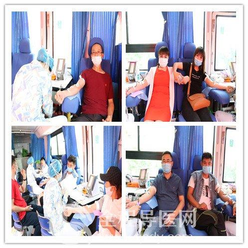 獻血車開進君庭湖畔 愛心居民拼團獻血—徐州無償獻血宣傳月活動